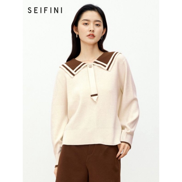 O592 Áo len polo xuất dư của SEIFINI