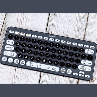 Dành cho màng bàn phím Logitech dễ thương, màng bảo vệ bàn phím Logitech K480 / K380, vỏ bàn phím máy tính xách tay & vỏ bàn phím, màng bàn phím silicon màu đơn giản và trong suốt