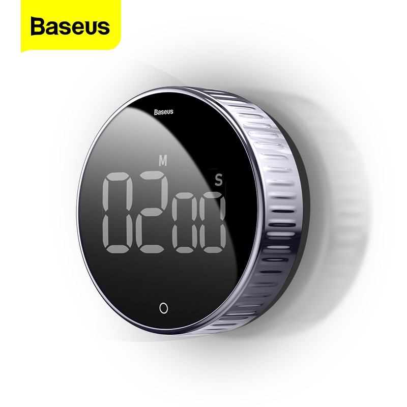 Đồng hồ led kỹ thuật Baseus Timer số hẹn giờ có nam châm trang trí nh thumbnail