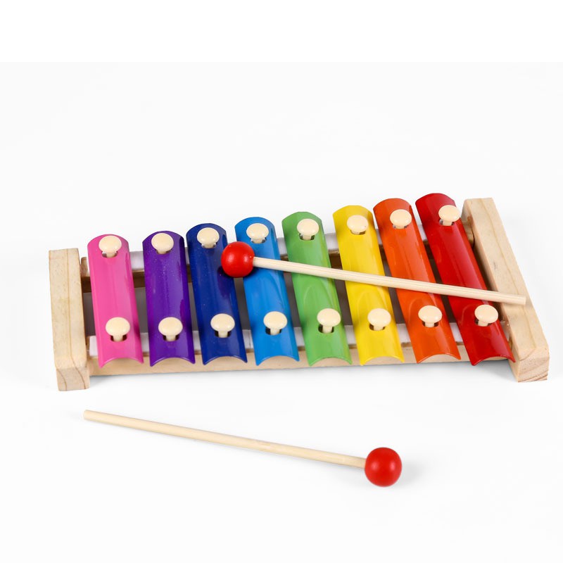 Đồ Chơi Gỗ Đàn Gõ Nhạc Xylophone 8 Thanh BeThongMinh Phương Pháp Montessori & Giáo Dục Giúp Bé Phát Triển Tư Duy Âm Nhạc