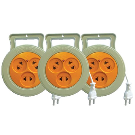 Ổ cắm điện tròn 3 lỗ 5 Mét - Ổ Cắm Điện Dân Dụng Dây Dài 8 Mét