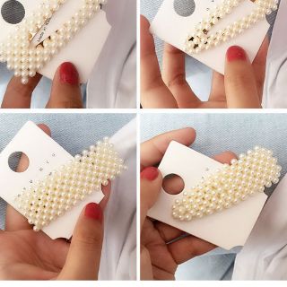 Kẹp tóc hạt ngọc trai