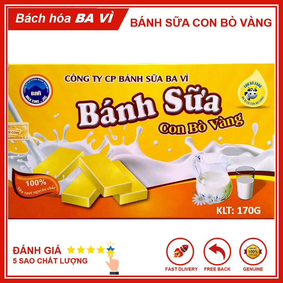 Bánh Sữa Truyền Thống Con Bò Vàng Ba Vì 170g