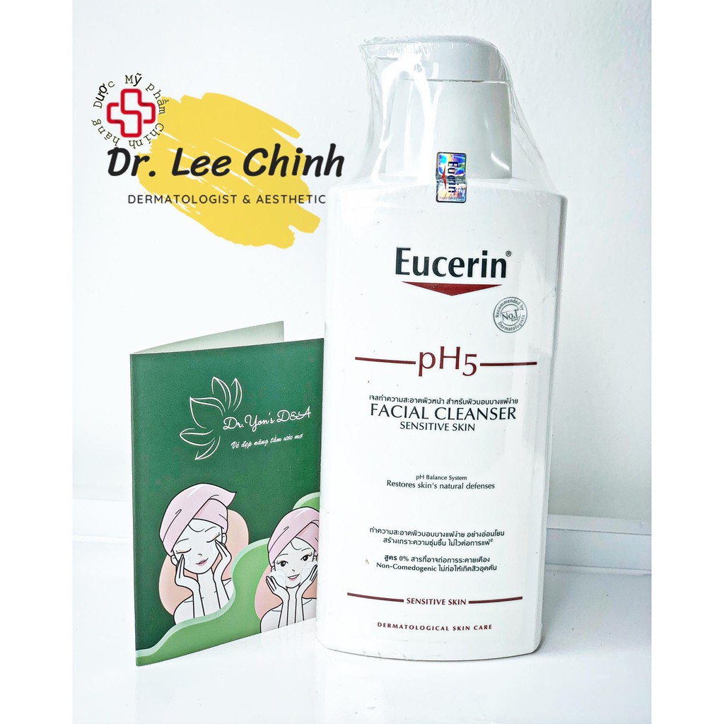 [Chính hãng]Sữa rửa mặt Eucirin Facical cleanser PH5 cho da nhạy cảm 400ml