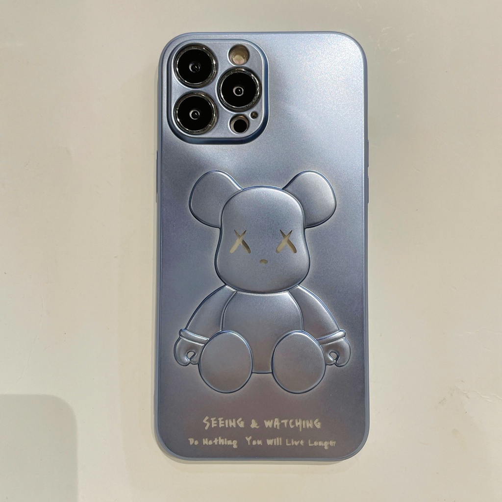 Ốp Điện Thoại tpu Mềm Hình Gấu 3D Cho iPhone 7 8 X XS XR XS max 7Plus 8Plus 11 11 pro 11 pro max 12 13 proamx 12 pro max