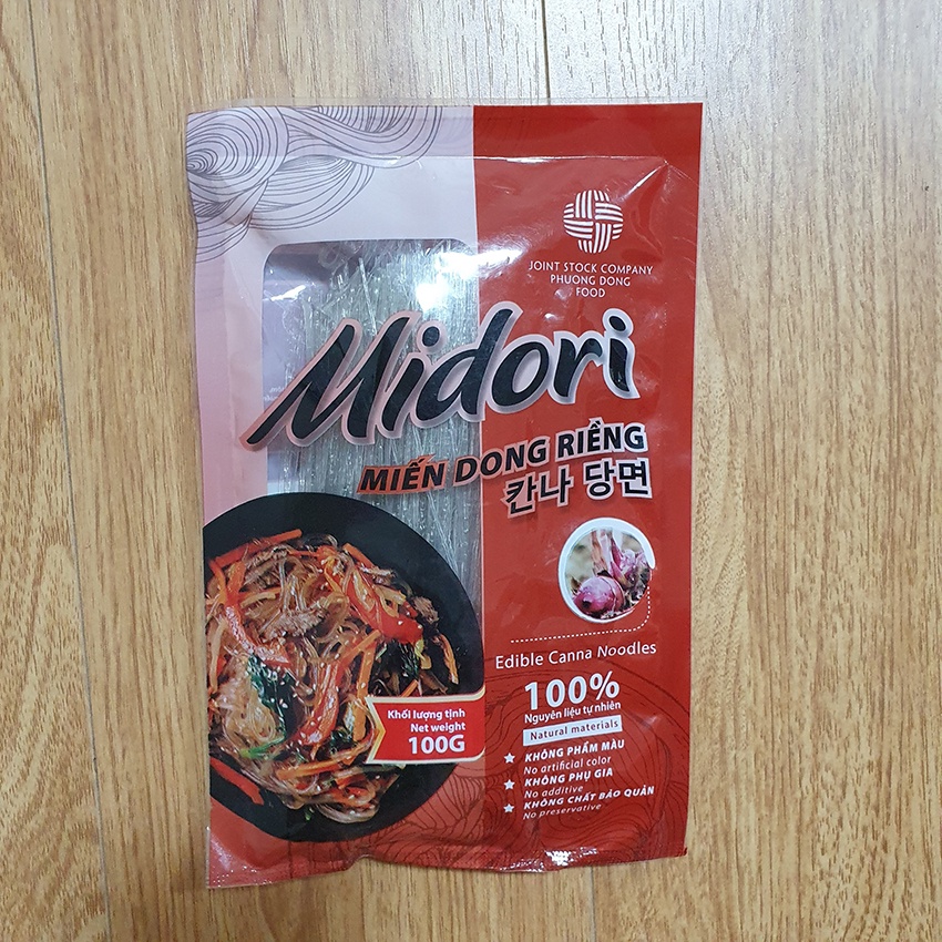 Miến Dong Riềng - Miến Khoai Lang MIDORI - Hàng Cao Cấp - Gói 100G