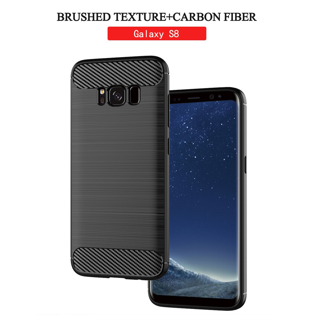 Ốp điện thoại TPU Silicon mềm chống rơi chống sốc cho Samsung Galaxy S8 / S8 Active / S