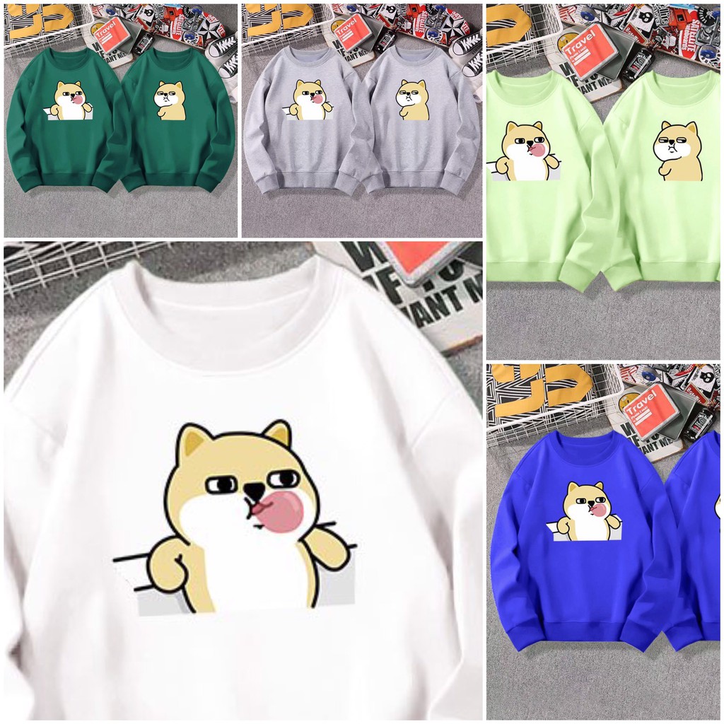 Áo Sweater DJHH style Hàn thiết kế Unisex PGNM1 - 13 màu - 3 size | BigBuy360 - bigbuy360.vn