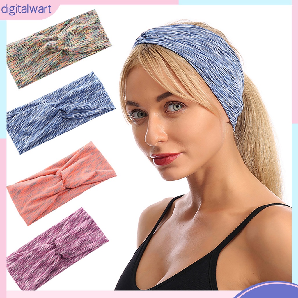 Băng Đô Tập Yoga Chống Mồ Hôi Chất Liệu Lụa Sữa Cho Nữ