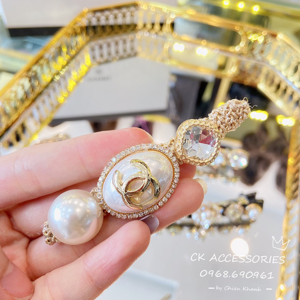 [Rẻ vô địch Kẹp tóc Thương Hiệu Cao cấp Ｃｈａｎｅｌ Ｄｉｏ Hàng loại 1 C K Accessories Sỉ  Ảnh Thật