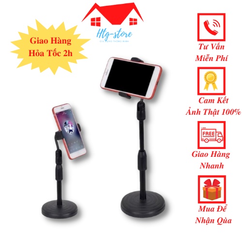 Phụ Kiện Đỡ Điện Thoại để bàn xoay 360 livetream tiện ích Độ dùng để Quay Phim Ghi Hình Đa Dụng