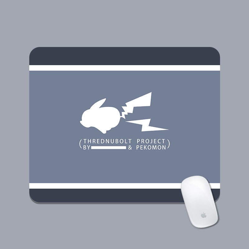 Tấm Lót Chuột Máy Tính Dày Dặn Chống Trượt In Hoạt Hình Pikachu Dễ Thương Cho Nam Và Nữ