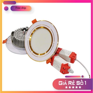 Đèn led âm trần 3 chế độ màu 7w,9w cao cấp