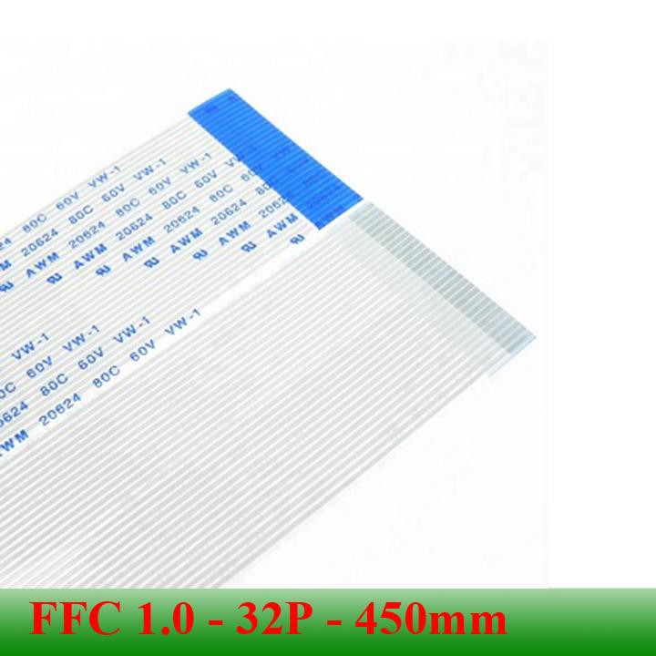 Cable FFC 1.0mm 32 pin dài 450mm AWM 20264