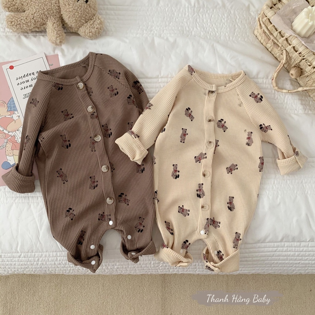 Body Dài Tay Cho Bé, Body Sleepsuit Cho Bé Thanh Hằng Baby 5 - 13 Kg