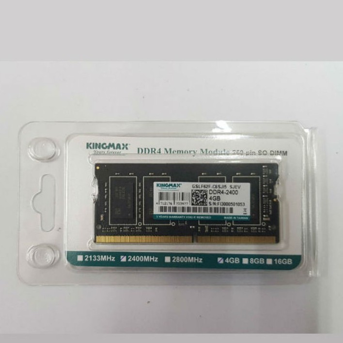 RAM DDR4 Laptop 4G/2400 Kingmax Chính hãng