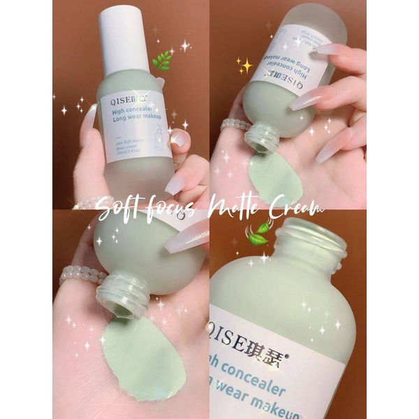 [Hàng mới về] Kem Lót Trang Điểm Tự Nhiên Lâu Trôi Qise 30g