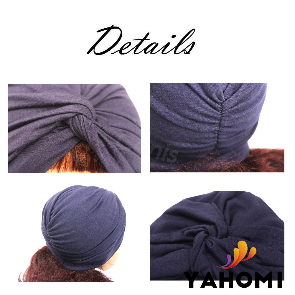 Mũ Turban Cotton Đính Hoa Dễ Thương Cho Bé Gái