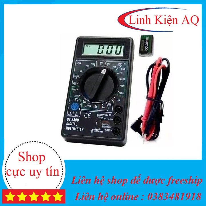 Đồng hồ đo DT92 dt830