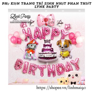 Set bóng sinh nhật cho bé tuổi Chó