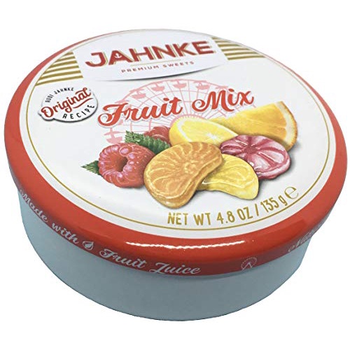 [HỘP 135G] Kẹo Ngậm Cứng Jahnke Có 2 Vị Berry Mix Và Fruit Mix Ngon Cực - Đức