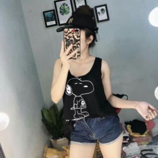 Áo ba lỗ con chó snoopy