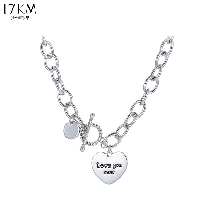 Vòng cổ choker 17km mặt hình trái tim phong cách punk thời trang cho nữ