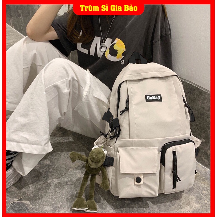 Cặp đi học nam nữ Ulzzang basic thời trang, balo túi sách laptop - du lịch phong cách Unisex cho học sinh, sinh viên