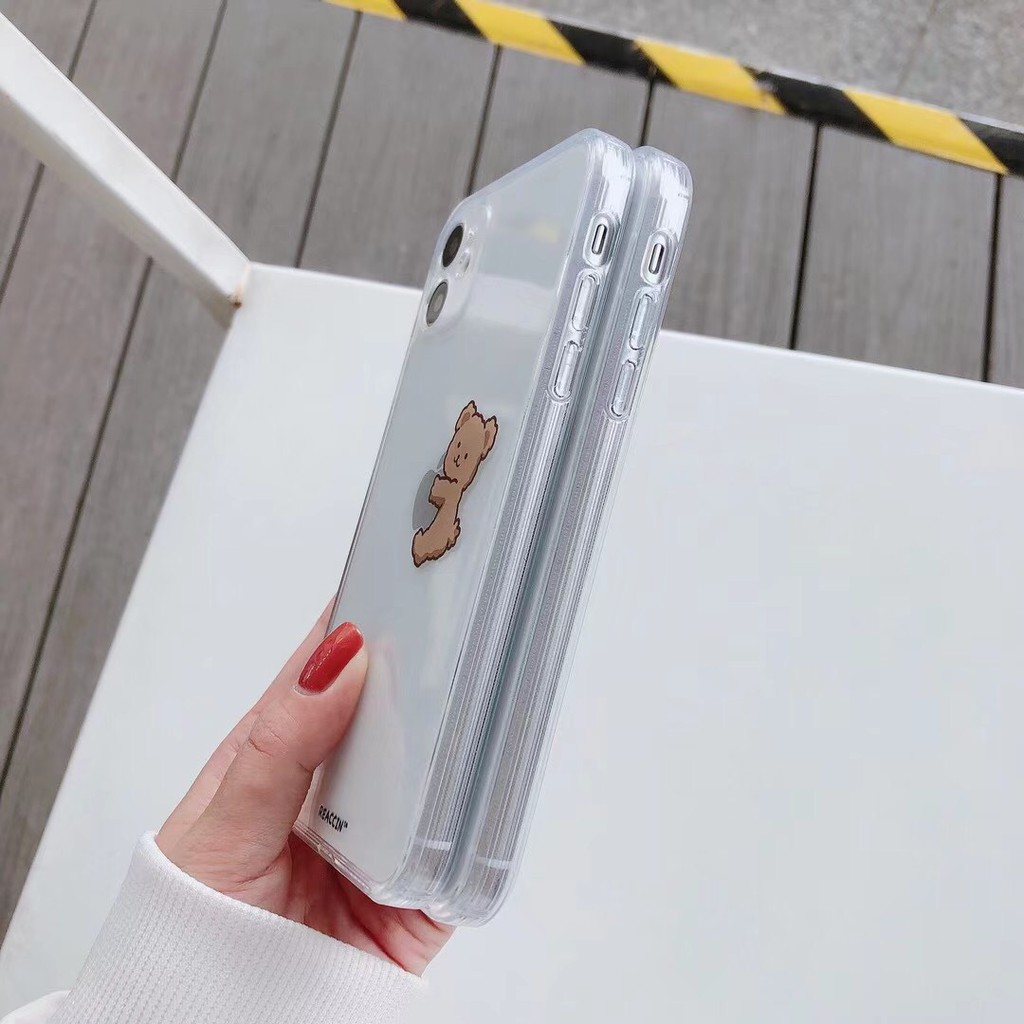 Ốp điện thoại tpu in hình gấu cho iPhone12/ 12Promax / 12Mini / 11Promax / 11 / 7Plus / XS max / XR | BigBuy360 - bigbuy360.vn