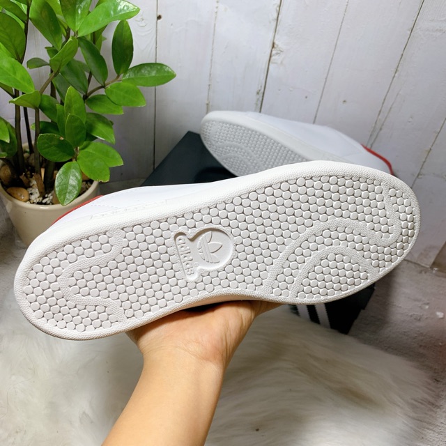 Giày bata nam nữ trắng gót đỏ _stan-smith_ súp pơ xịn 585