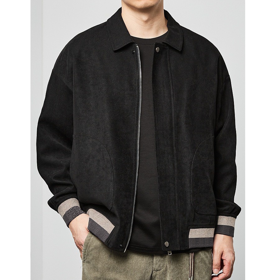 Áo khoác da lộn nam, áo khoác nam, áo khoác