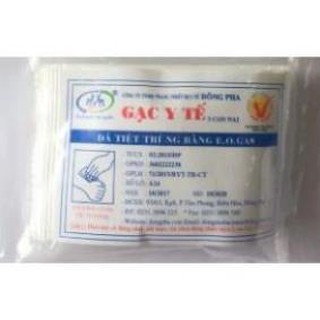 GẠC Y TẾ 5x6x8 lớp ĐÔNG PHA (10 MIẾNG/GÓI)