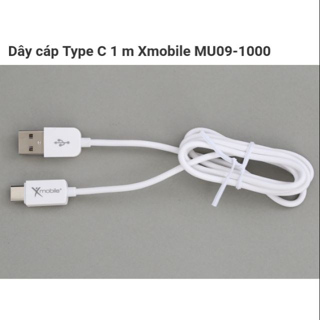 Cáp sạc USB Type C Xmobile Mu09-1000 (TGDD)