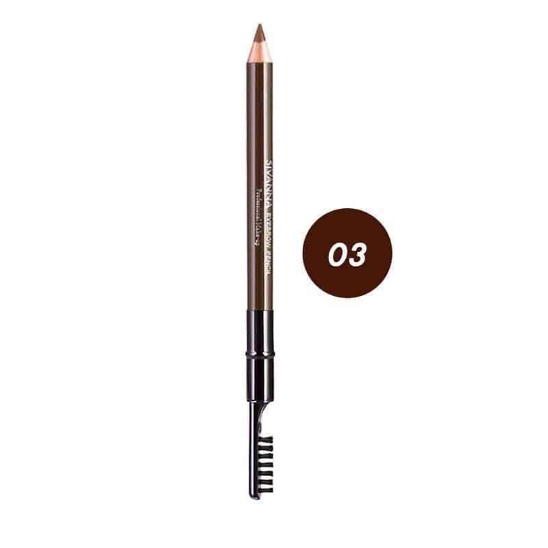 Chì kẻ mày chống thấm nước, mồ hôi Sivanna Colors Eyebrow Pencil ES004