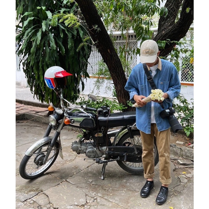 SƠ MI DENIM 2HAND ĐẸP FORM OVERSIZE