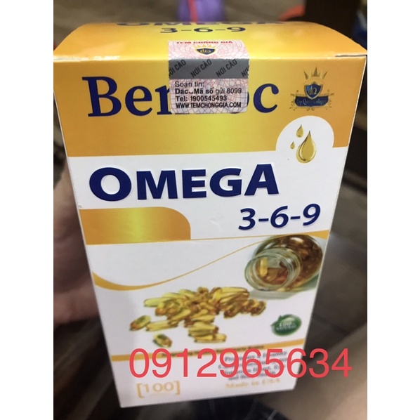 Omega 369 bentoc nhập khẩu nguyên hộp từ Mỹ bổ sung dưỡng chất bảo vệ sức khoẻ sáng mắt đẹp da ngăn lão hoá