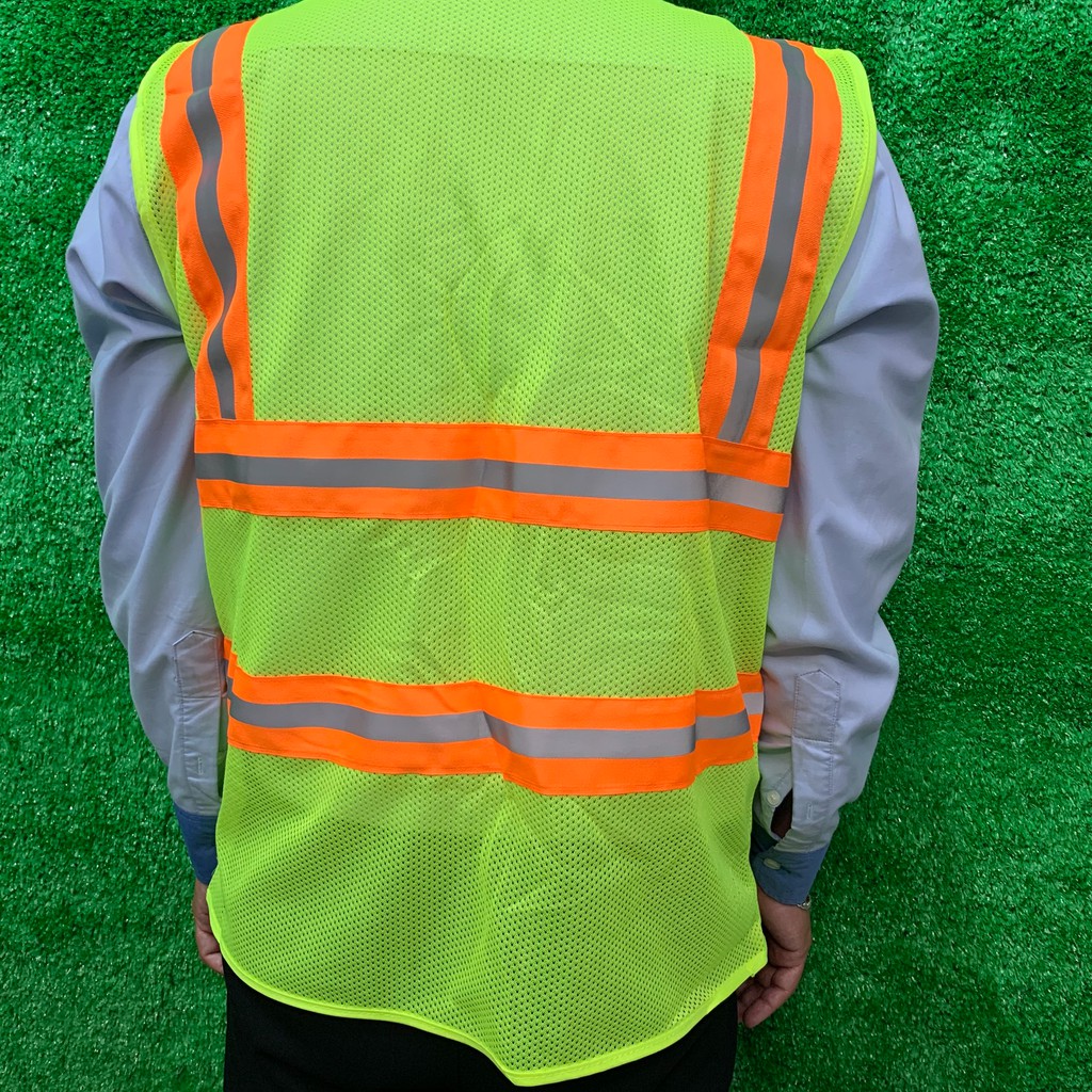 Áo lưới phản quang cho công nhân bảo hộ lao động công trường