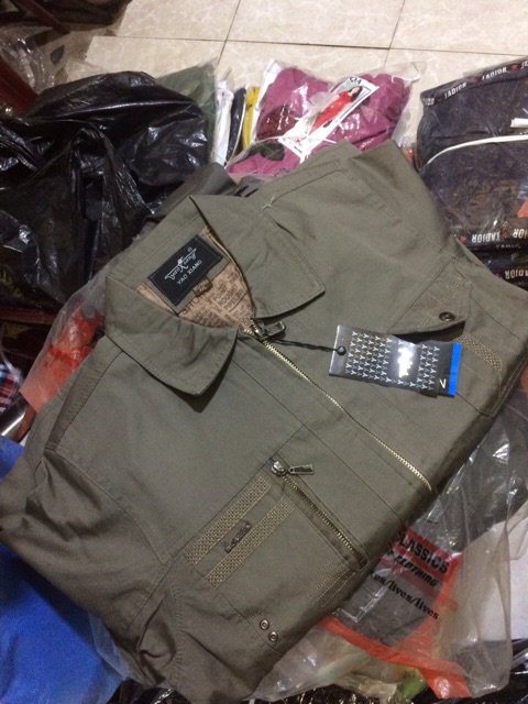 Áo khoác kaki nam trung niên cao cấp | BigBuy360 - bigbuy360.vn