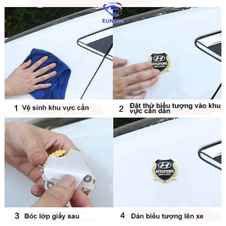 Bộ 02 Logo Bông Lúa Mitsubishi