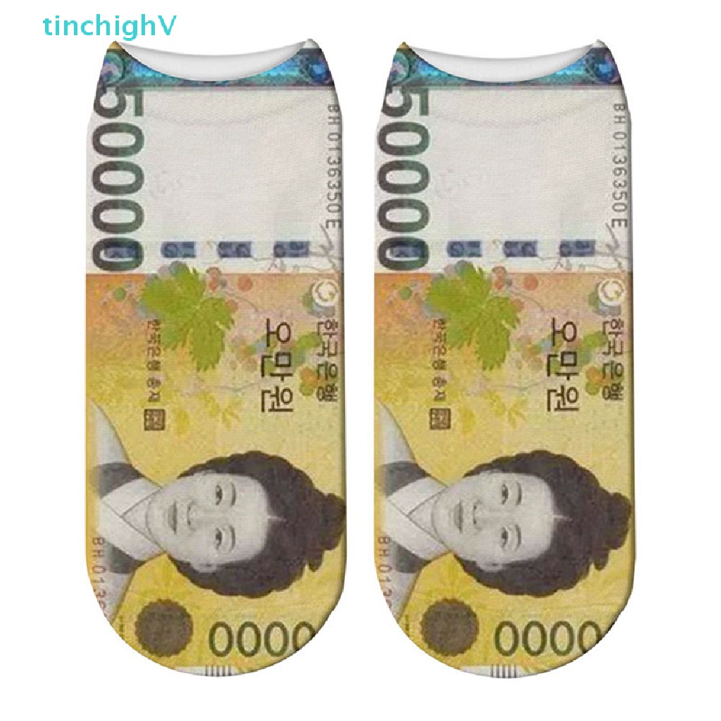 Vớ In Hình Tiền Đô La 3D Thời Trang Châu Âu