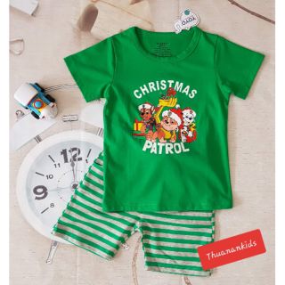 Bộ thun cotton yoyo ngắn tay bé trai