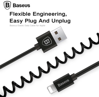 Cáp lightning BASEUS lò xo xoắn 1.6m