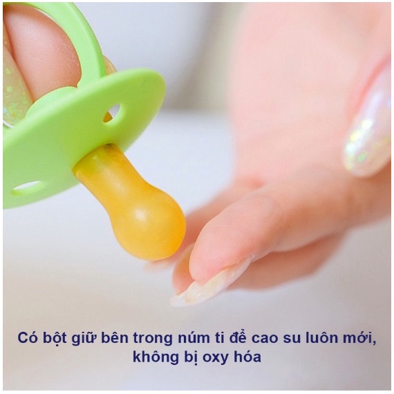 Ti Ngậm Cho Bé BIBS Couture Đan Mạch Chính Hãng Ty Giả Núm Vát Chất Liệu Silicone Mềm Mại