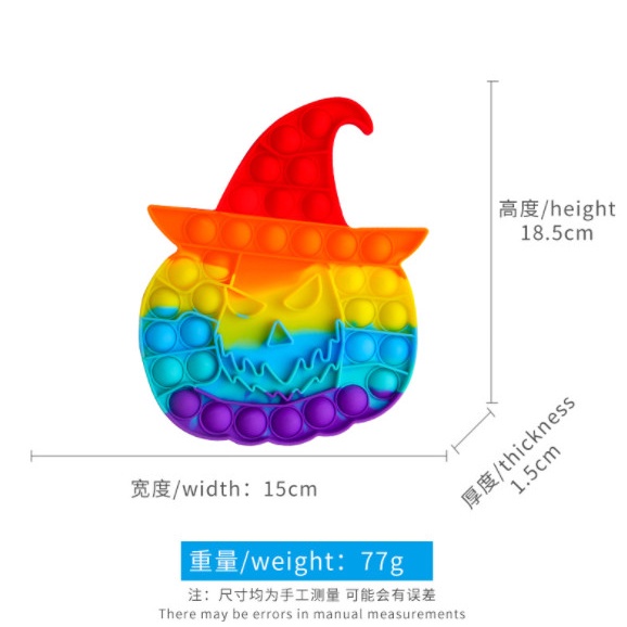 Đồ chơi phát triển trí tuệ giải trí POP IT SMART 2022 cho bé HEO PEPPA UNICORN HALOWEEN RABBIT