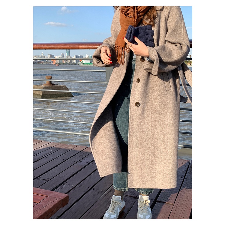 ORDER Áo khoác dạ dáng dài ulzzang style hàn quốc basic