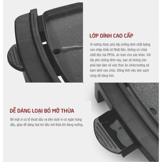 Bếp Nướng Điện Lock&Lock EJG211BLK (1800W)