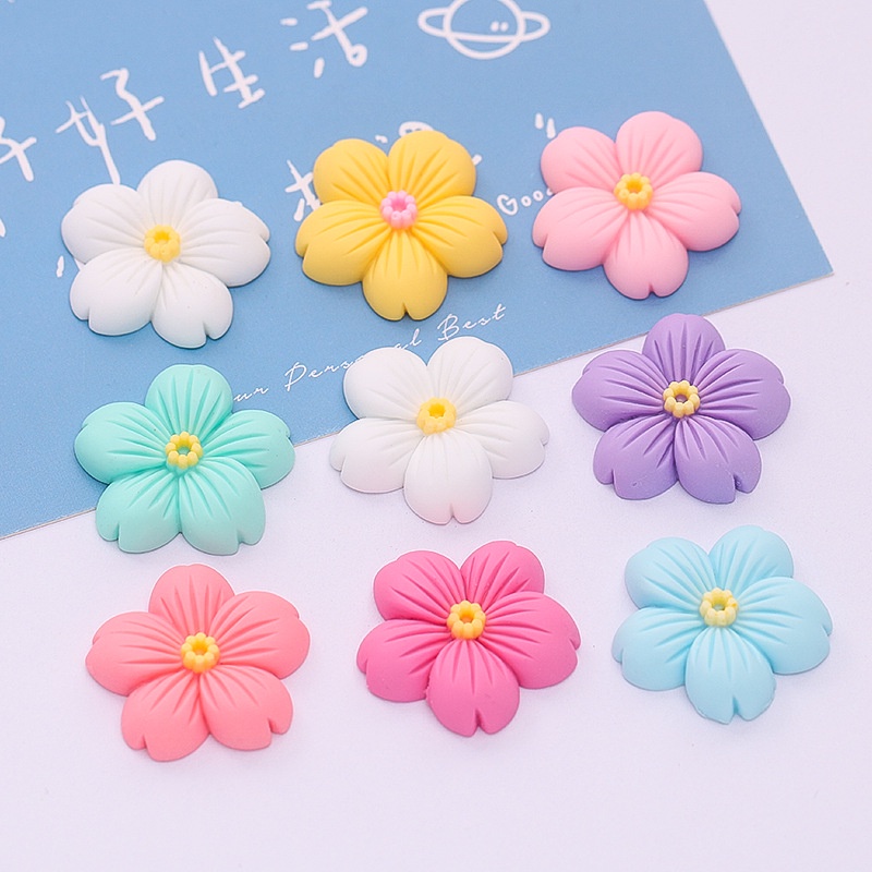 Bộ 10 Ghim Cài Áo Trang Trí Hình Hoa Anh Đào Xinh Xắn