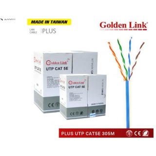 Cáp mạng golden link plus utp cat 5e 305m – đồng nguyên chất, chính hãng phân phối