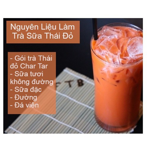 Trà thái đỏ pha trà sữa túi 400g