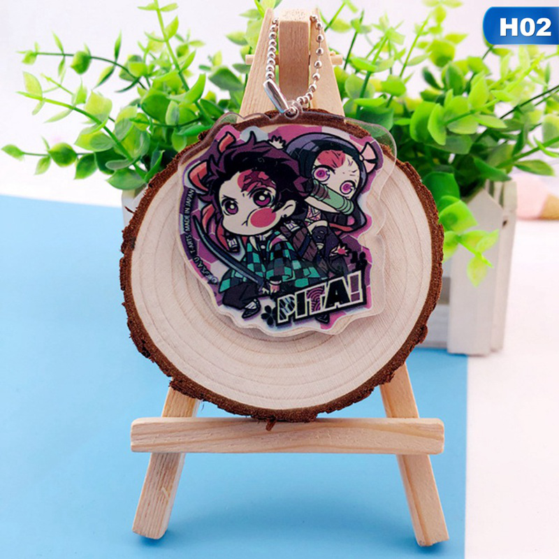 flowersqueen New Demon Slayer: Kimetsu no Yaiba Acrylic Keychain